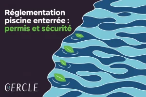 Une illustration abstraite montrant des silhouettes de visage formées par des vagues bleues avec quelques feuilles vertes.